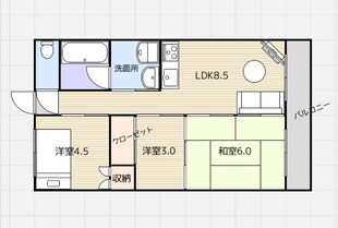 マンション幸の物件間取画像